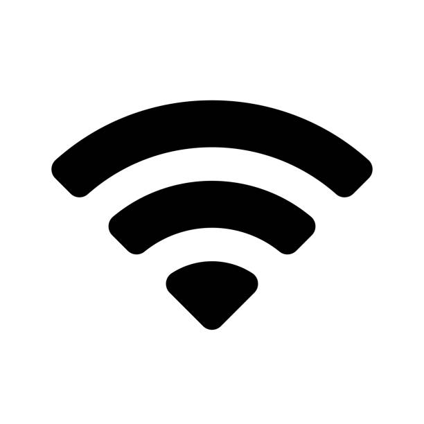 Vector black wifi icon