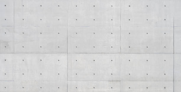 Beton brut wall construction material. Fair-faced exposed concrete.