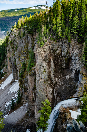Clear Creek Falls, Wenatchee National Forest. Rainier National Park, Washington USA