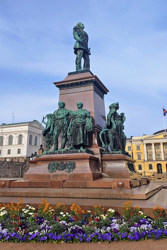 Alexander II is a monumental statue located at the Senate Square in central Helsinki, Finland.