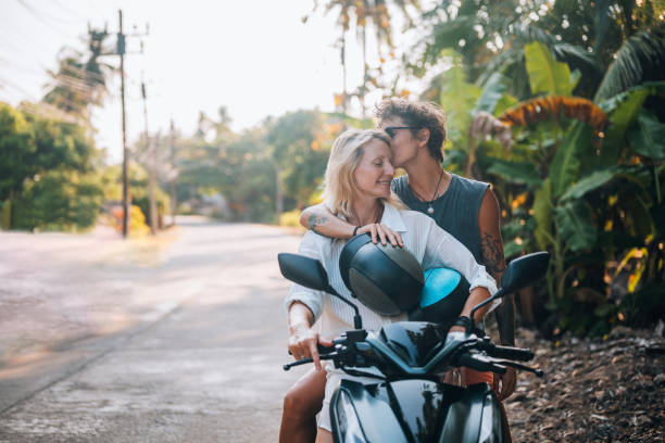 istock Tropical sightseeing by motorbike 1984850313