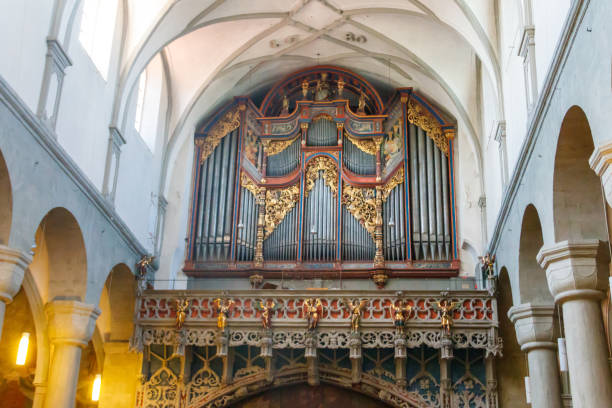 Organ in Konstanz Cathedral in Konstanz (also known as Constance), Germany