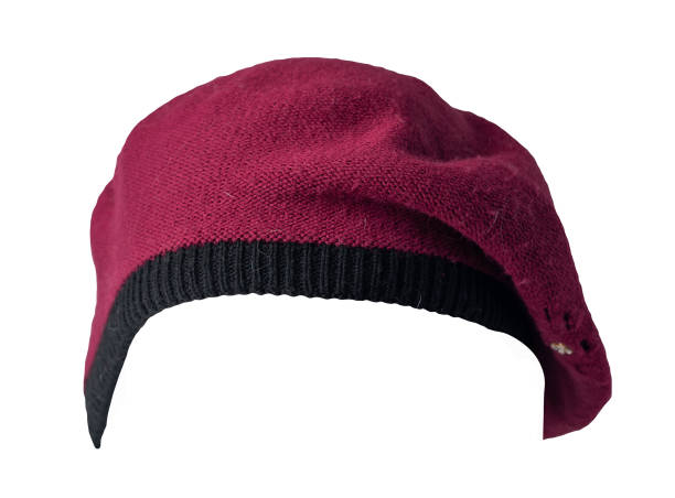 istock female  beret isolated on white background. autumn accessory 1984946008