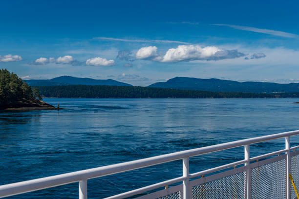 West coast of North Vancouver,  passenger ferry runs between  Bowen Islands and Horseshoe Bay, British Columbia, Canada