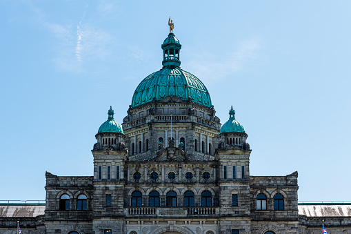 parliament building in Victoria on Vancouver Island in Canada