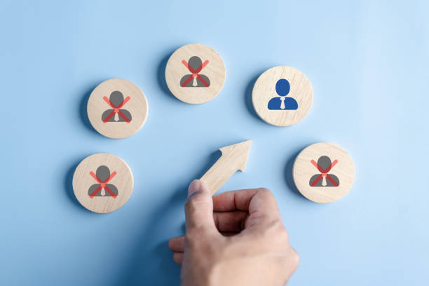 istock HRM or Human Resource Management, selective and accept to manager  for human development recruitment leadership and customer target group concept. 1984976016