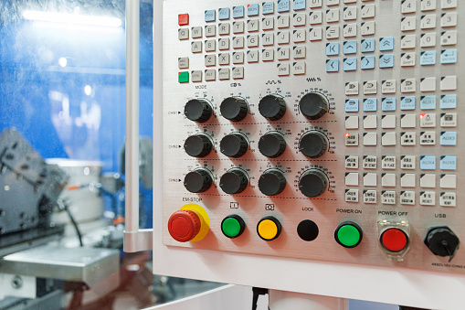 CNC Machin Equipment and Control Panel