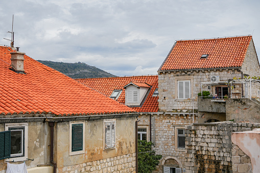 Orange Roof in old town of Dubrovnik