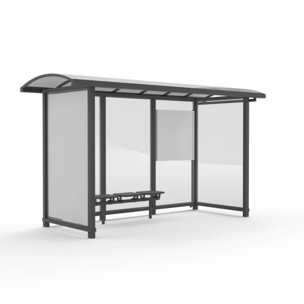 istock 3D rendering of a bus stop shelter on a white background 1985048913