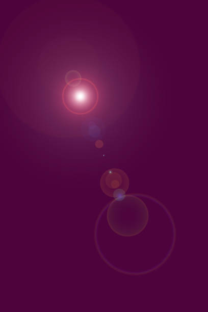 istock Blurred burgundy background with lens flare effect. Vertical, gradient, copy space 1985058418