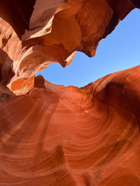 antelope canyon, arizona, usa - canyon heaven sunbeam arizona fotografías e imágenes de stock