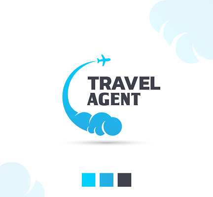 Travel agent vector design