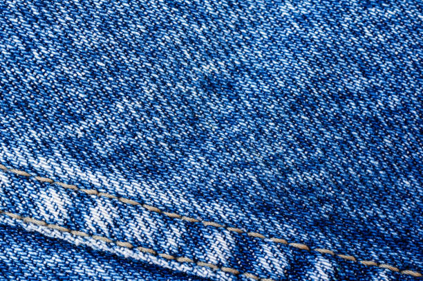 Closeupof a denim jeans texture