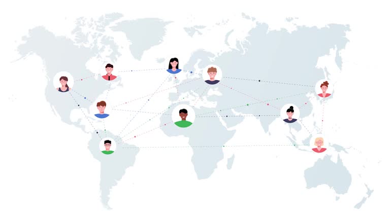 Connection Map Cartoon 9,000+ World Map Cartoon Stock Videos and Royalty-Free Footage - iStock