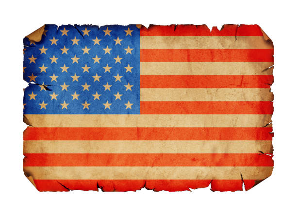 Full Frame Shot Of American Flag