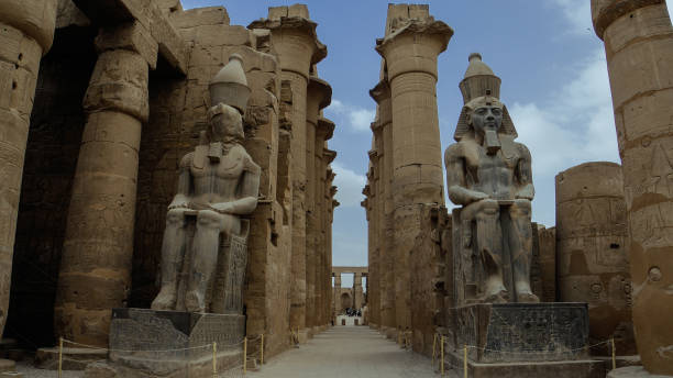 istock Giant statues at Karnak in Luxor, Egypt 1985336795