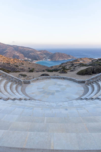 istock Amphitheater on Ios Island at sunset 1985424205