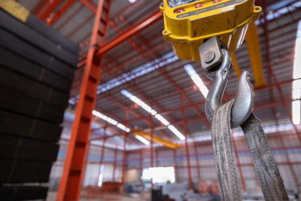 Overhead Crane Hook in the Factory