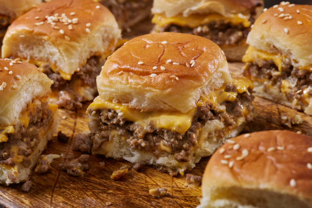 Copycat Hawaiian Roll  Cheese Hamburger Sliders