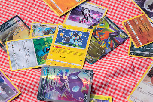 Selling Pokemon Cards At Kingsday At Amsterdam The Netherlands 27-4-2023