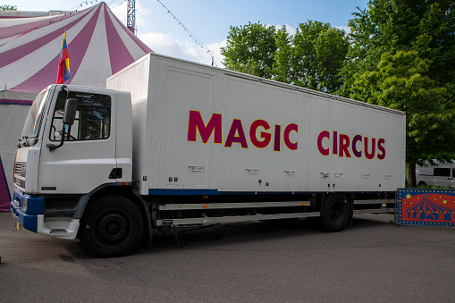 Magic Circus Company Truck At Amsterdam The Netherlands 26-5-2023