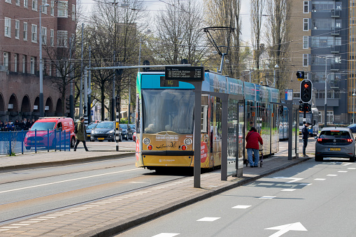 Theme Dahli Tram 12 At Amsterdam The Netherlands 20-4-2023