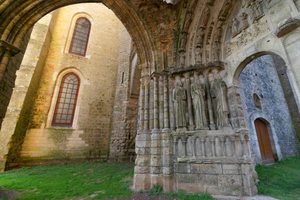 istock Saint-Mathurin basilica in Larchant village 1985638180