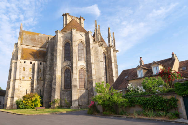 istock Saint-Mathurin basilica in Larchant village 1985638690