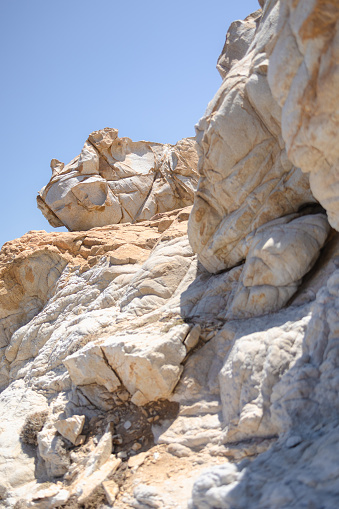 Rocks in the shape of an animal shape on Serifos island, Greece, Cyclades