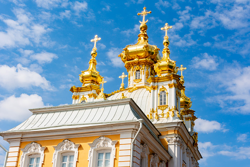 East Chapel in Peterhof, St. Petersburg, Russia