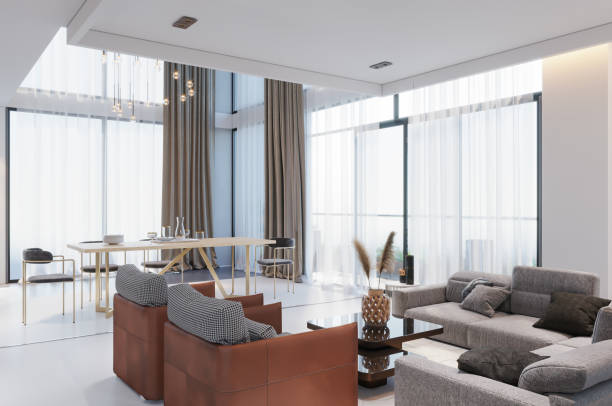 istock Contemporary Living Room Interior 1985881629