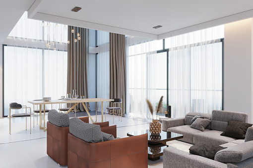 Contemporary Living Room Interior