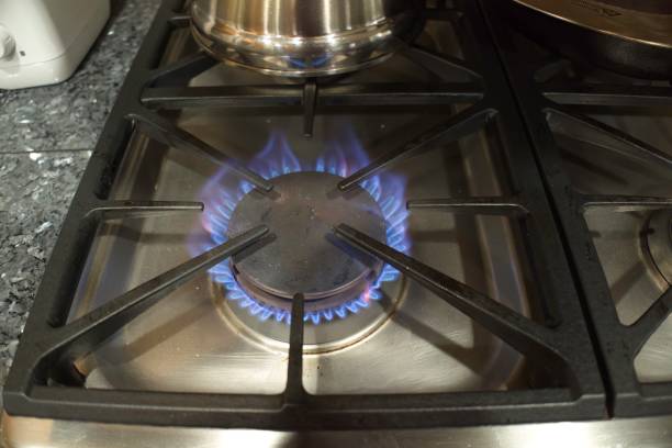 istock Gas cookstove flame 1985932860