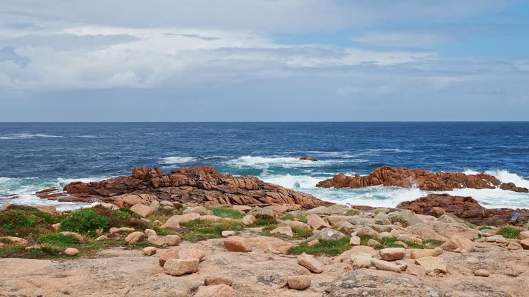 Cemiterio dos Ingleses, the cemetery of the Englishmen at Costa da Morte, the Death Coast in northern Galicia, Spain