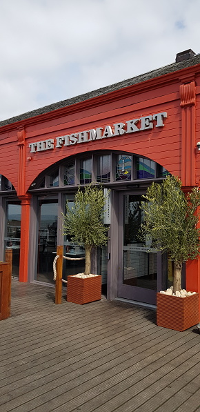 The Fishmarket, restaurant, Newhaven, Edinburgh Scotland England UK
