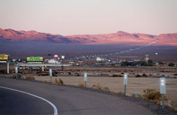 istock Traffic Streaming Toward Las Vegas 1986138519