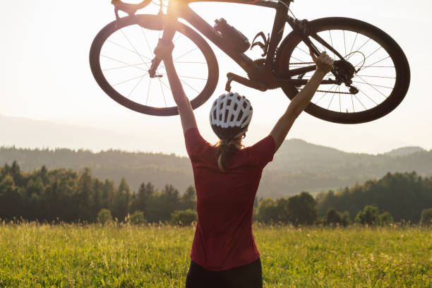 istock Cyclist on a racing bike 1986149427