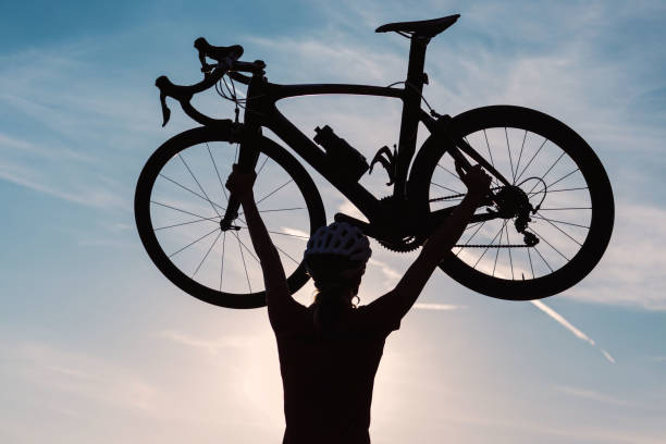 istock Cyclist on a racing bike 1986163219
