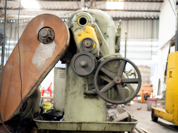 istock gear technology machinery industry wheel engineering cog equipment mechanical cogwheel concept metal business work background factory manufacturing circle steel technical idea transmission development 1986588532
