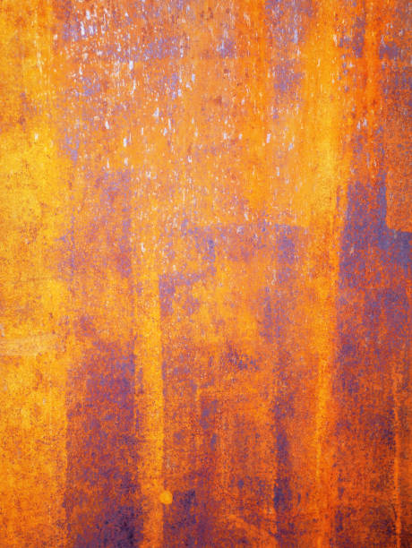 istock Rust wall metal texture rough background. Old metal 1986674050