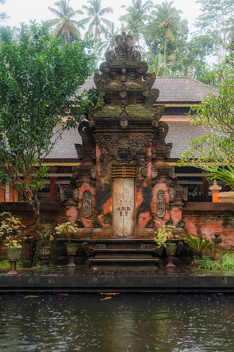 Scenic view of tranquil Tirta empul holy spring