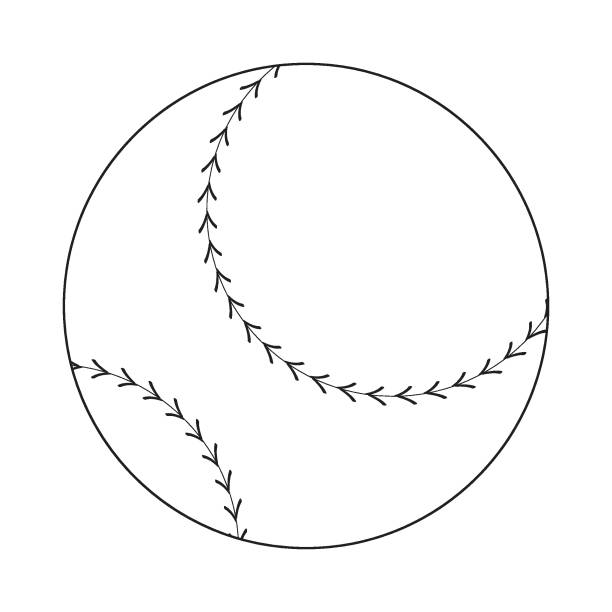 softball icon vector - hitting playing baseball athlete点のイラスト素材／クリップアート素材／マンガ素材／アイコン素材