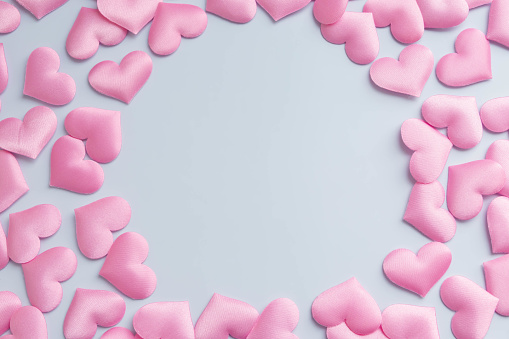 pink heart love image