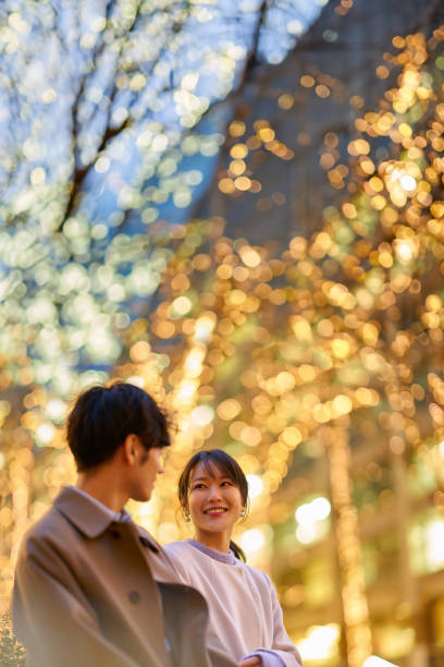 istock A woman happily talking to a man 1986862313