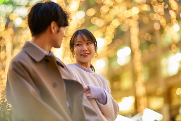 istock A woman happily talking to a man 1986862330