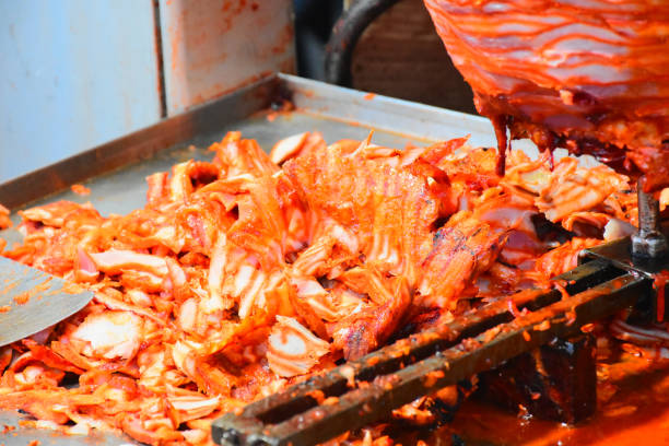 Roast al pastor meat
