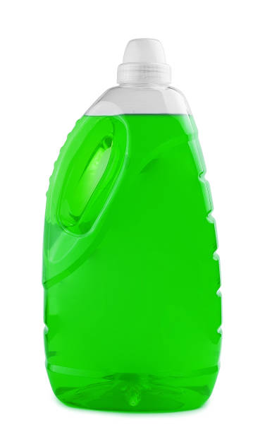 istock Green liquid soap or detergent in a plastic bottle 1987028949