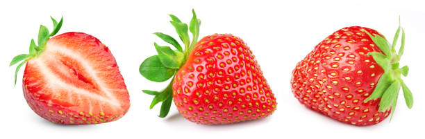 istock Strawberry isolated on white background 1987066953