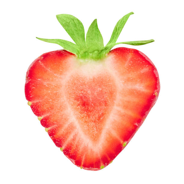istock Half of strawberry isolated 1987080291