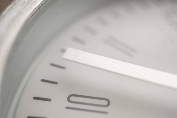 close up of silver metal clock